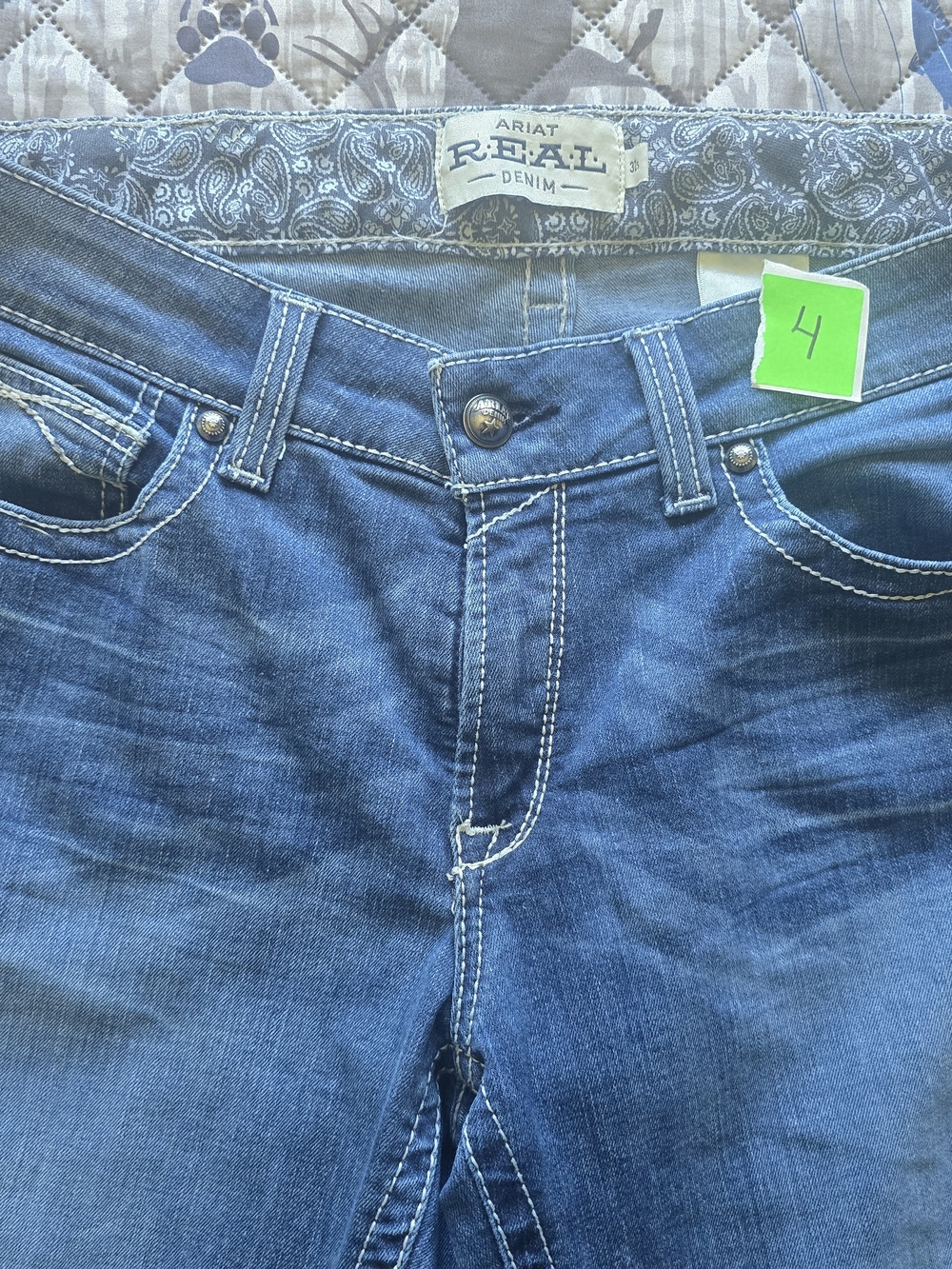 Ariat Woman's Indigo Relaxed Fit Jeans